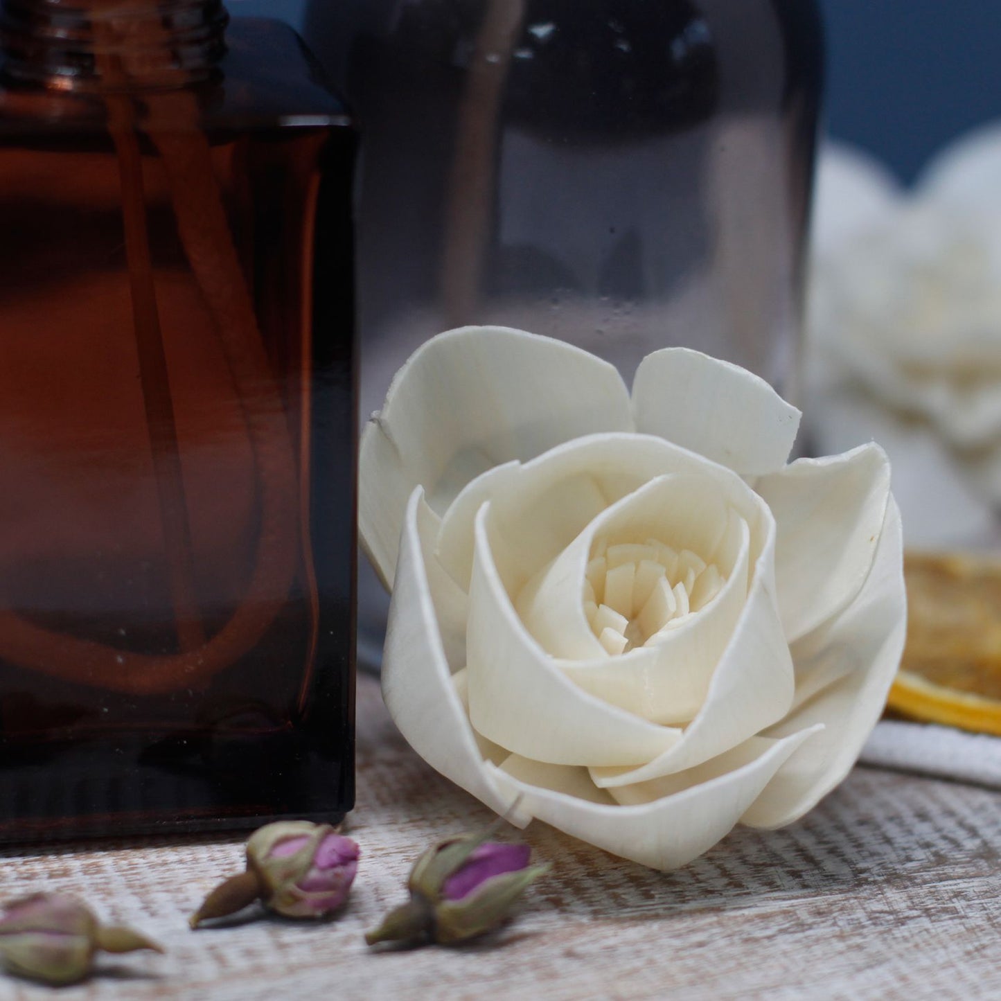 Flores Naturales para Difusor - Clavel Med en Cuerda