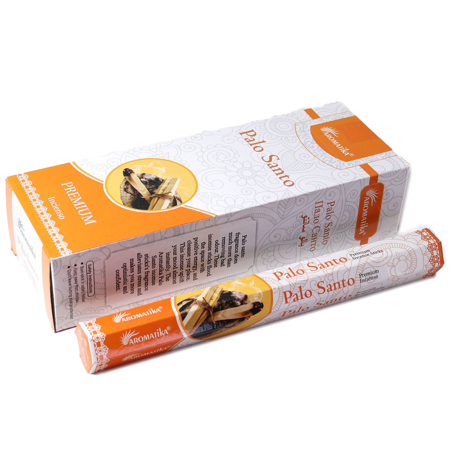 Incienso Hexagonal sin Carbón Aromatika - Palo Santo