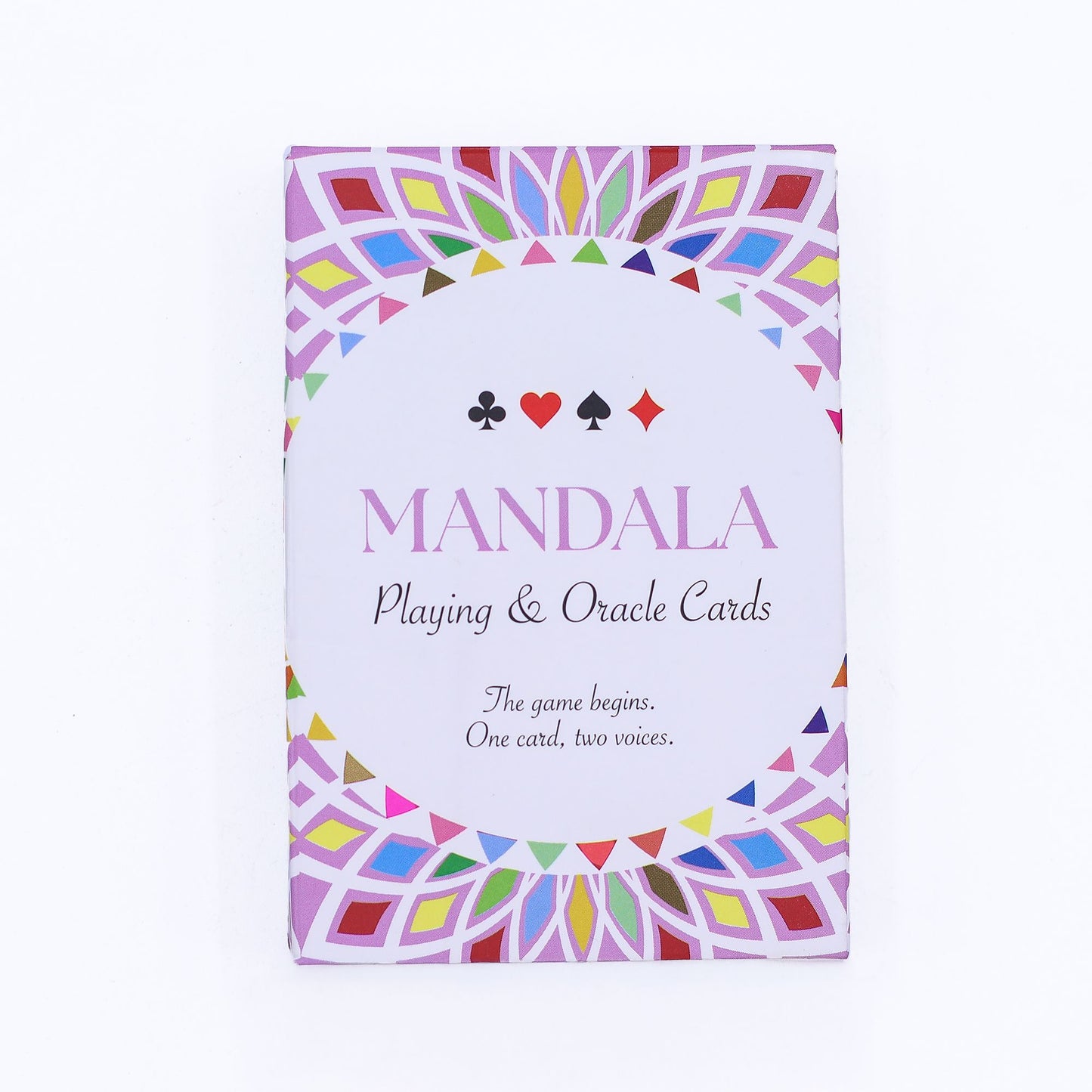 Mandala para jugar y Cartas de Oráculo – Simetría caleidoscópica
