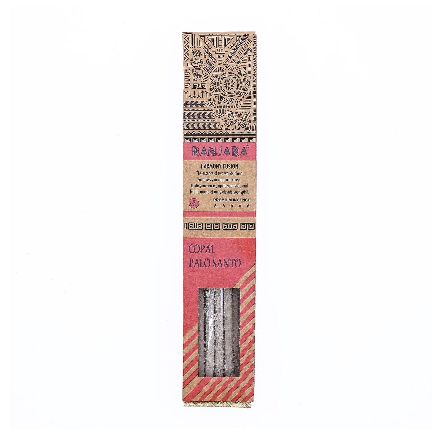 Banjara Palitos de Palo Santo para sahumar - Juego de 6 - Caja