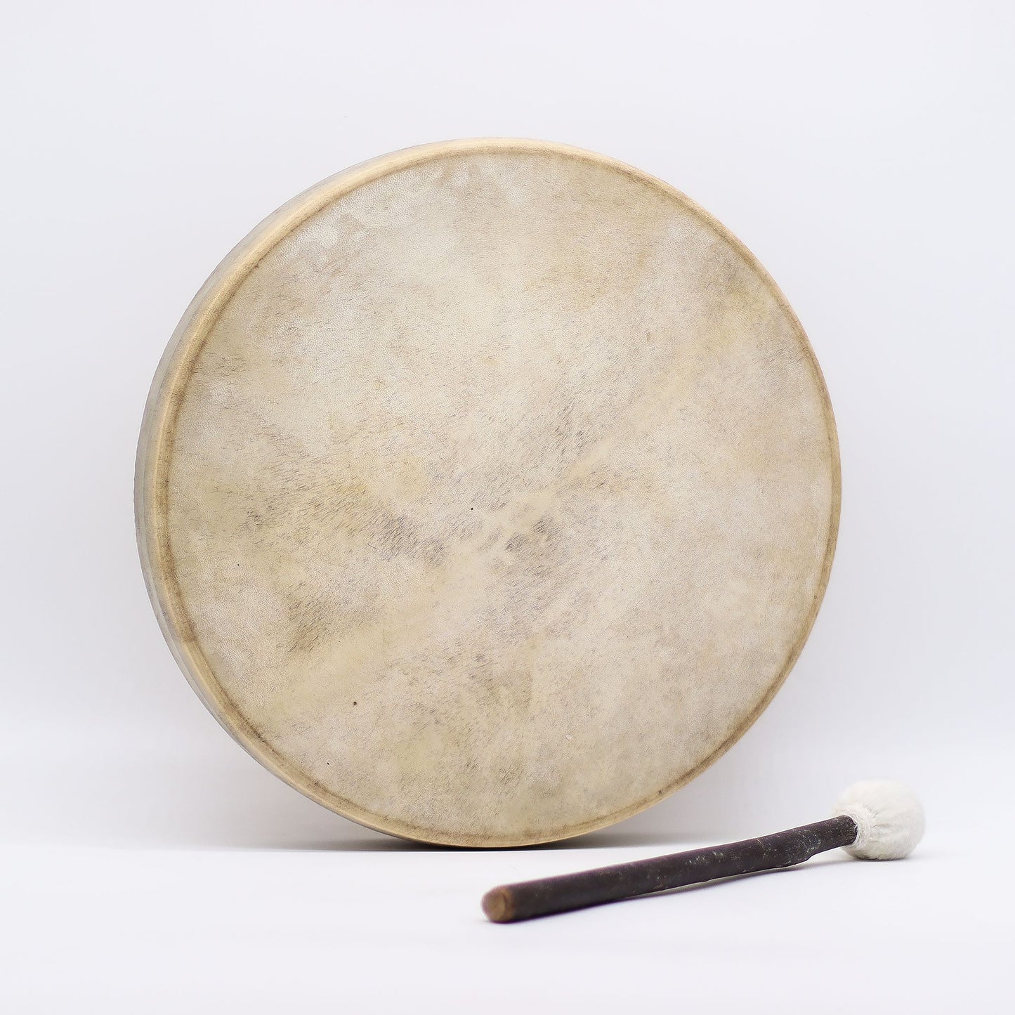 Espíritu del lobo - Sharman tambor y baqueta - ajustable - 40 cm