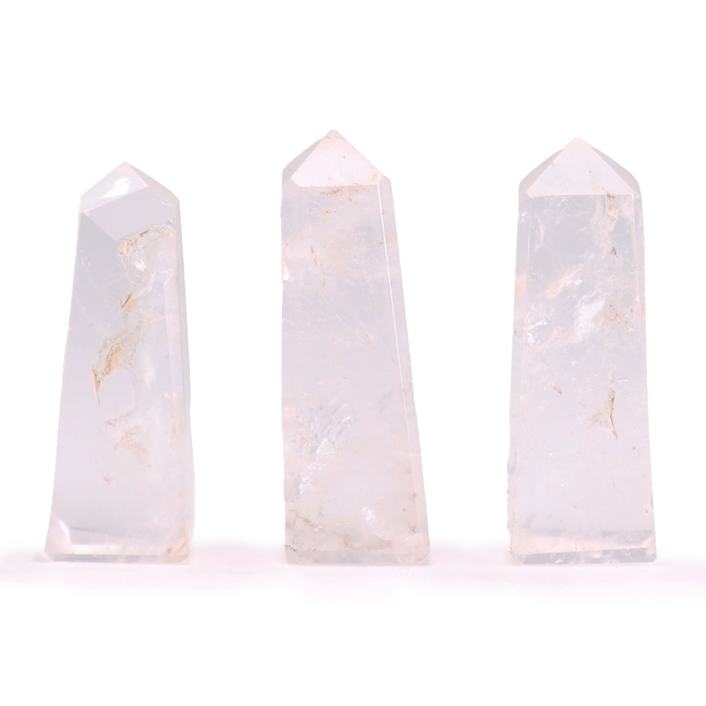 Puntas de obelisco de piedra preciosa aprox. 5 cm - Cuarzo claro