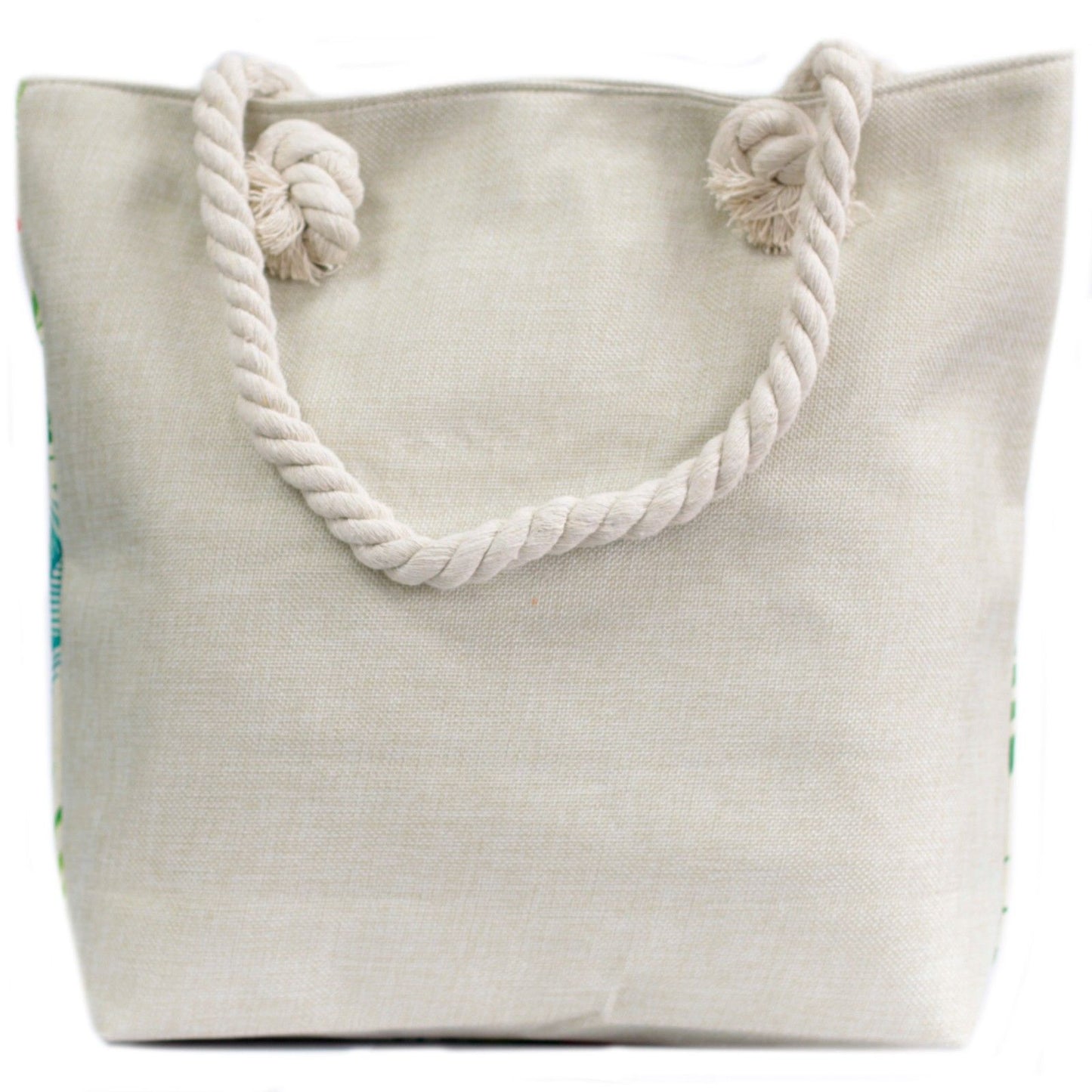 Bolso shopper con asa de cuerda - tropical tucán