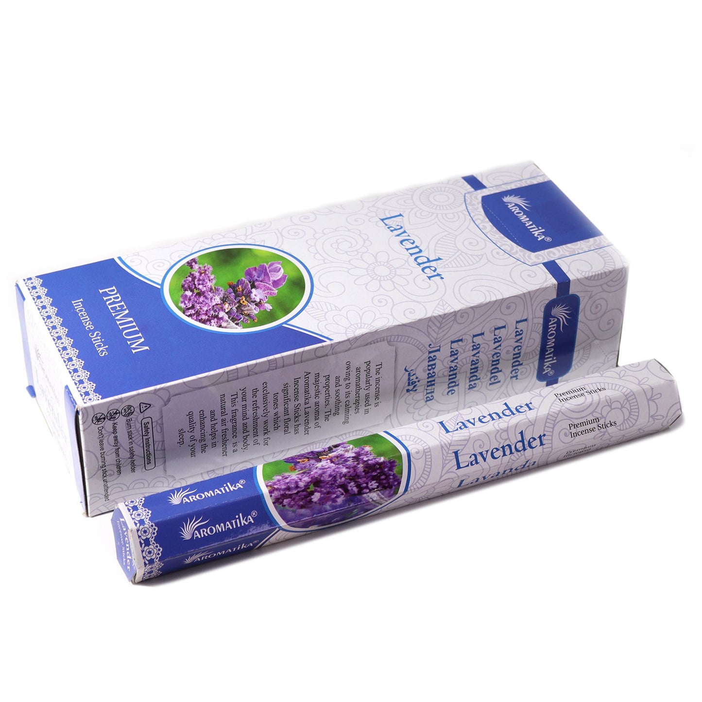 Incienso Hexagonal sin Carbón Aromatika - Lavanda