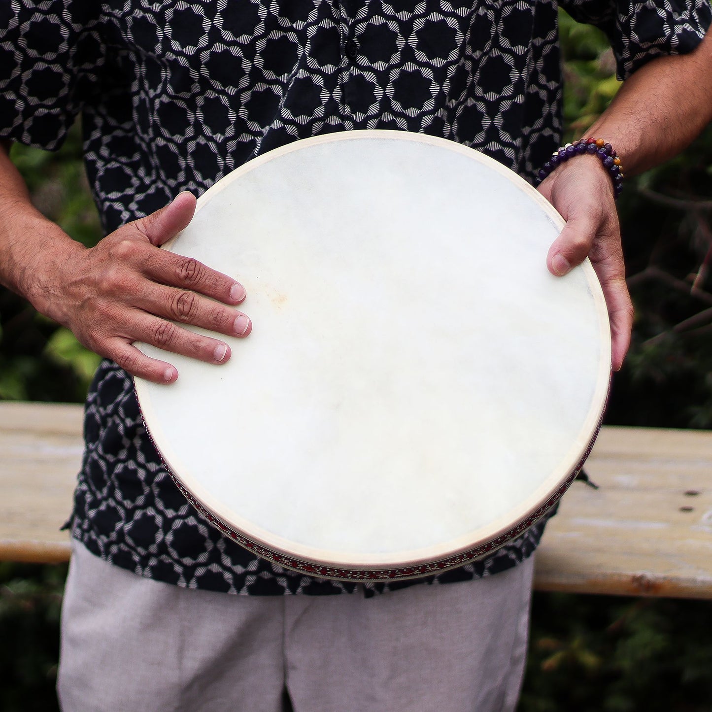 Tambor oceánico de sanación sonora chamánica - 35 cm